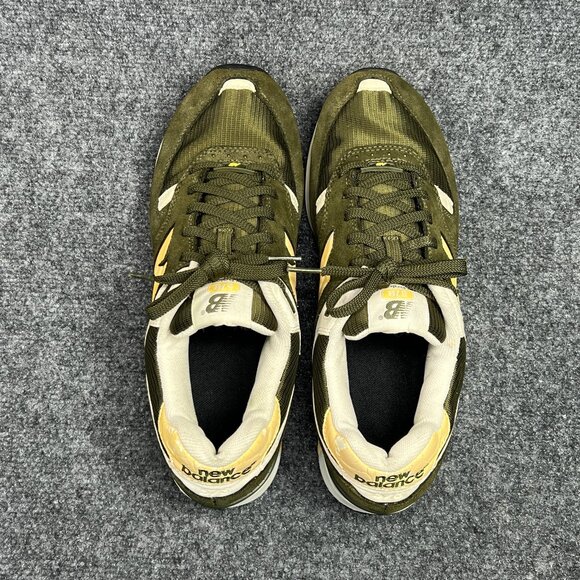 New Balance 578 Retro Athletic Shoes Men's Size 10.5 Green Suede Vintage Sneaker - Picture 12 of 16